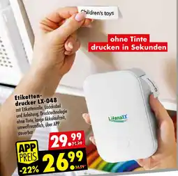 Mäc Geiz LifenaXX Etikettendrucker LX-048 Angebot