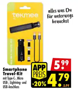 Mäc Geiz tekmee Smartphone Travel-Kit Angebot