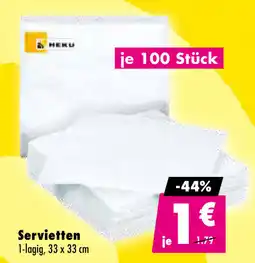 Mäc Geiz HEKU Servietten Angebot