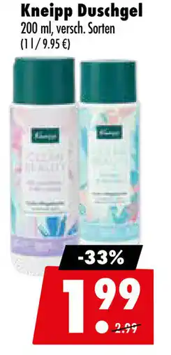 Mäc Geiz Kneipp Duschgel Angebot