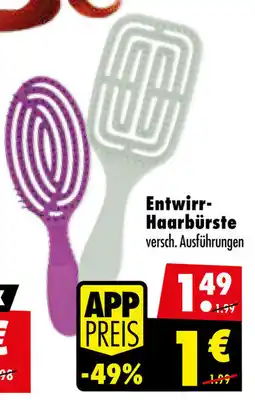 Mäc Geiz Entwirr- Haarbürste Angebot
