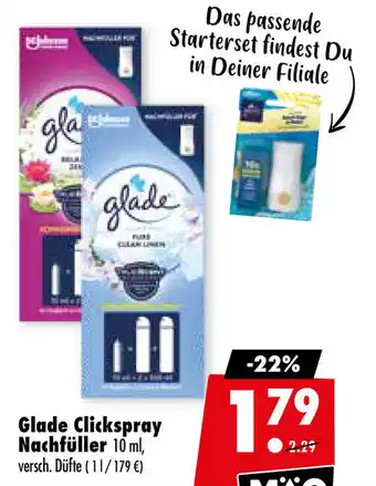 Mäc Geiz Glade Clickspray Nachfüller Angebot