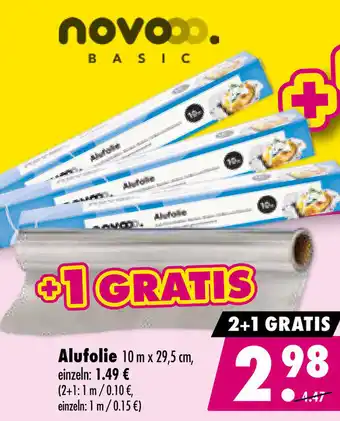 Mäc Geiz novo. BASIC Alufolie Angebot