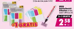 Mäc Geiz HEKU Gefrierbeutel- Etiketten Angebot