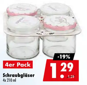 Mäc Geiz Schraubgläser 4er Pack Angebot