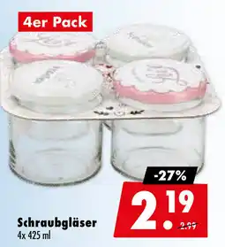 Mäc Geiz Schraubgläser 4er Pack Angebot