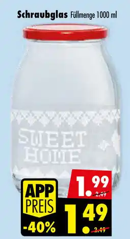 Mäc Geiz Schraubglas Angebot