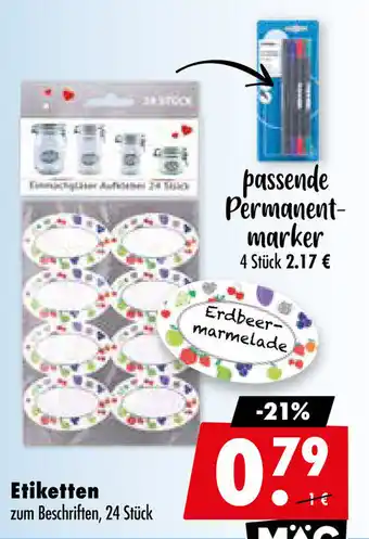Mäc Geiz Etiketten zum Beschriften Angebot
