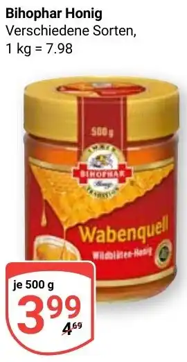 Globus Bihophar Honig Angebot