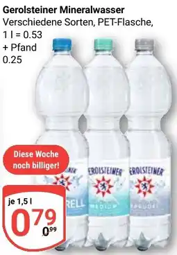 Globus Gerolsteiner Mineralwasser Angebot