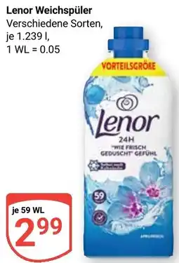 Globus Lenor Weichspüler Angebot