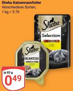 Globus Sheba Katzennassfutter Angebot