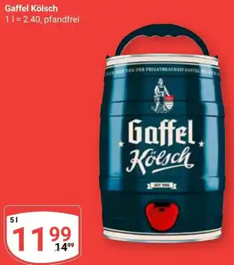 Globus Gaffel Kölsch Angebot