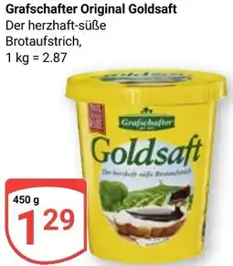 Globus Grafschafter Original Goldsaft Angebot