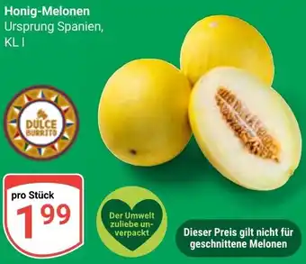Globus Honig-Melonen Angebot