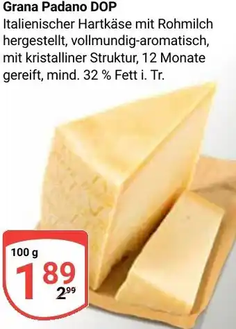 Globus Grana Padano DOP Angebot