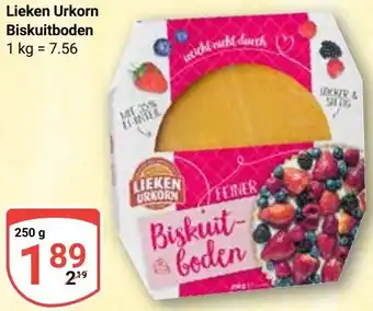 Globus Lieken Urkorn Biskuitboden Angebot