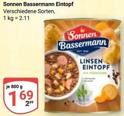 Globus Sonnen Bassermann Eintopf Angebot
