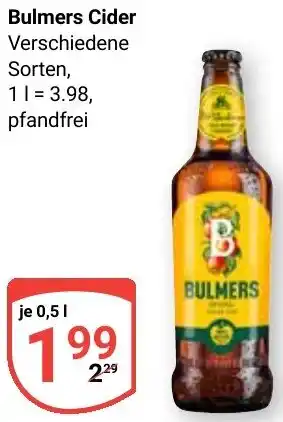 Globus Bulmers Cider Angebot