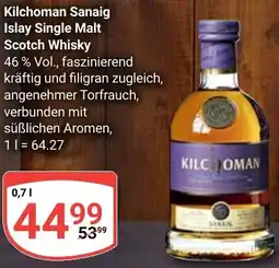 Globus Kilchoman Sanaig Islay Single Malt Scotch Whisky Angebot