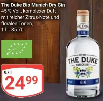 Globus The Duke Bio Munich Dry Gin Angebot