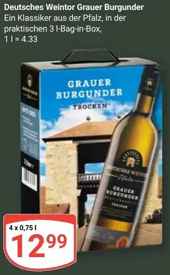 Globus Deutsches Weintor Grauer Burgunder Angebot