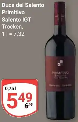 Globus Duca del Salento Primitivo Salento IGT Angebot