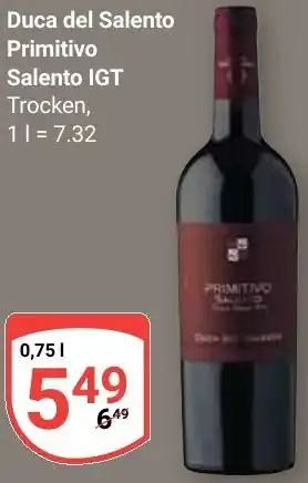 Globus Duca del Salento Primitivo Salento IGT Angebot