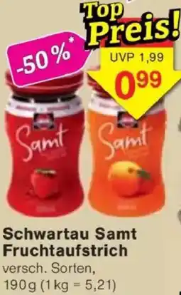 Jawoll Schwartau Samt Fruchtaufstrich Angebot