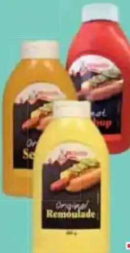 Jawoll Saucen Senf oder Ketchup Angebot