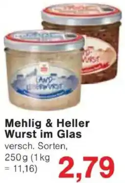 Jawoll Mehlig & Heller Wurst im Glas Angebot