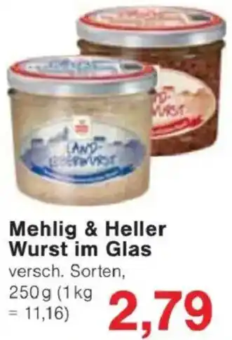 Jawoll Mehlig & Heller Wurst im Glas Angebot