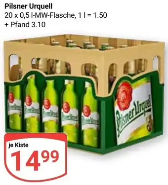 Globus Pilsner Urquell Angebot