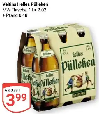 Globus Veltins Helles Pülleken Angebot