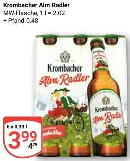 Globus Krombacher Alm Radler Angebot