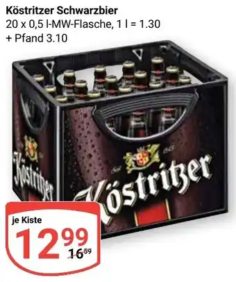 Globus Köstritzer Schwarzbier Angebot