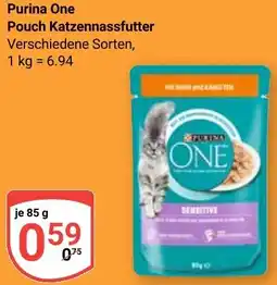 Globus Purina One Pouch Katzennassfutter Angebot