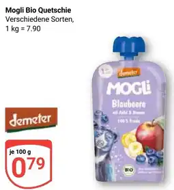 Globus demeter Mogli Bio Quetschie Angebot