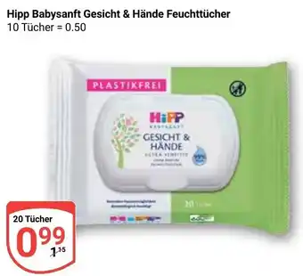 Globus Hipp Babysanft Gesicht & Hände Feuchttücher Angebot