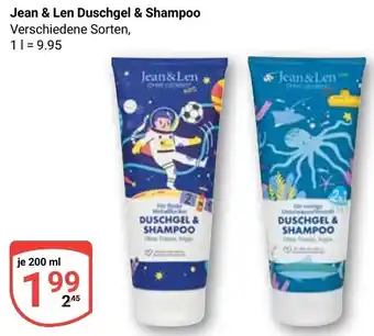 Globus Jean & Len Duschgel & Shampoo Angebot
