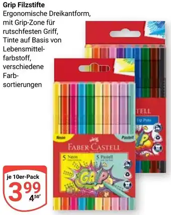 Globus FABER-CASTELL Grip Filzstifte Angebot