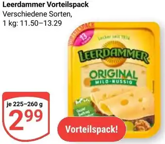 Globus Leerdammer Vorteilspack Angebot