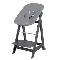 Netto Marken-Discount Treppenhochstuhl 'Born Up' Set 2in1, anthrazit, mit Liegefunktion/ -aufsatz 'roba Style' Angebot