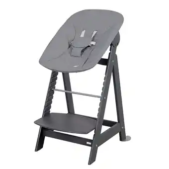 Netto Marken-Discount Treppenhochstuhl 'Born Up' Set 2in1, anthrazit, mit Liegefunktion/ -aufsatz 'roba Style' Angebot