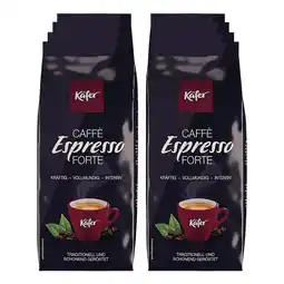 Netto Marken-Discount Käfer Caffe Espresso Forte 1 kg, 8er Pack Angebot