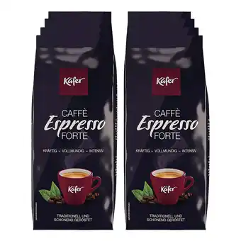 Netto Marken-Discount Käfer Caffe Espresso Forte 1 kg, 8er Pack Angebot
