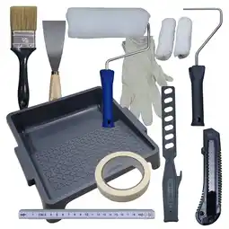 Netto Marken-Discount NYVI Maler Set Advance DIY: Farbroller Farbwanne Abstreifgitter mit viel Zubehör Angebot