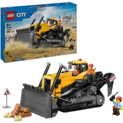 Netto Marken-Discount LEGO Konstruktionsspielzeug City Gelber Bulldozer mit Frontlader Angebot