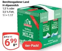 Globus Berchtesgadener Land H-Alpenmilch Angebot