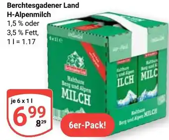Globus Berchtesgadener Land H-Alpenmilch Angebot